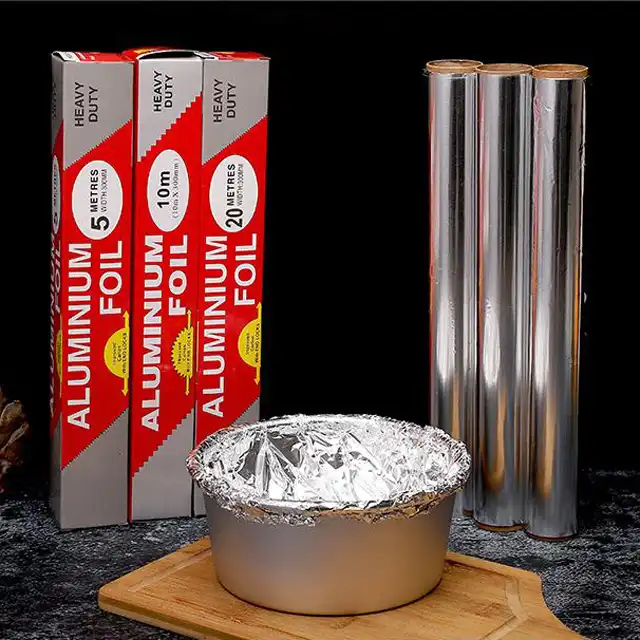 Household aluminum foil roll